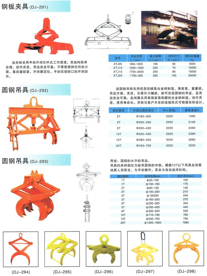 冶金夹具-吊具,起重吊具,钢板吊具,风电吊具-江苏亚力吊具有限公司